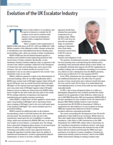 Evolution of the UK Escalator Industry Elevator World article