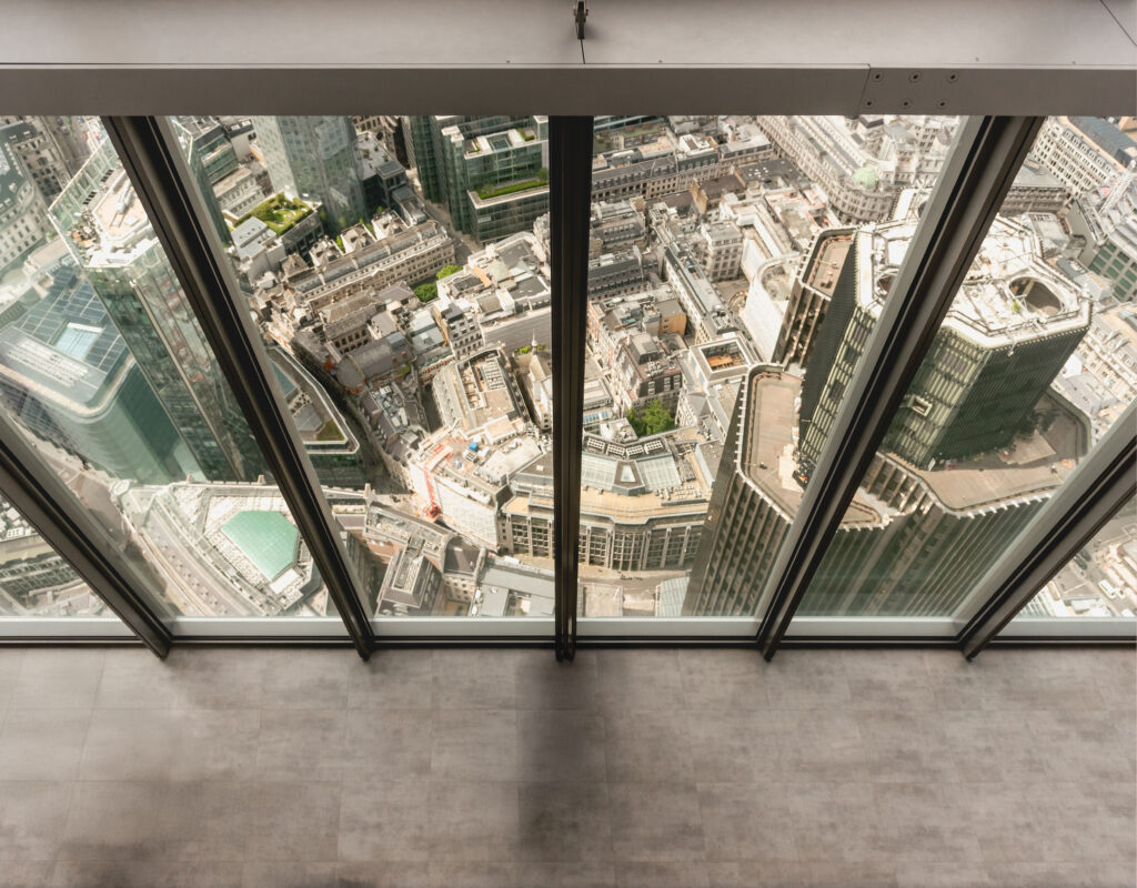 View of London from high vantage point